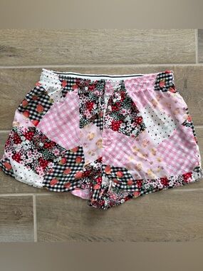 VS PINK Patchwork Floral Sleep Shorts